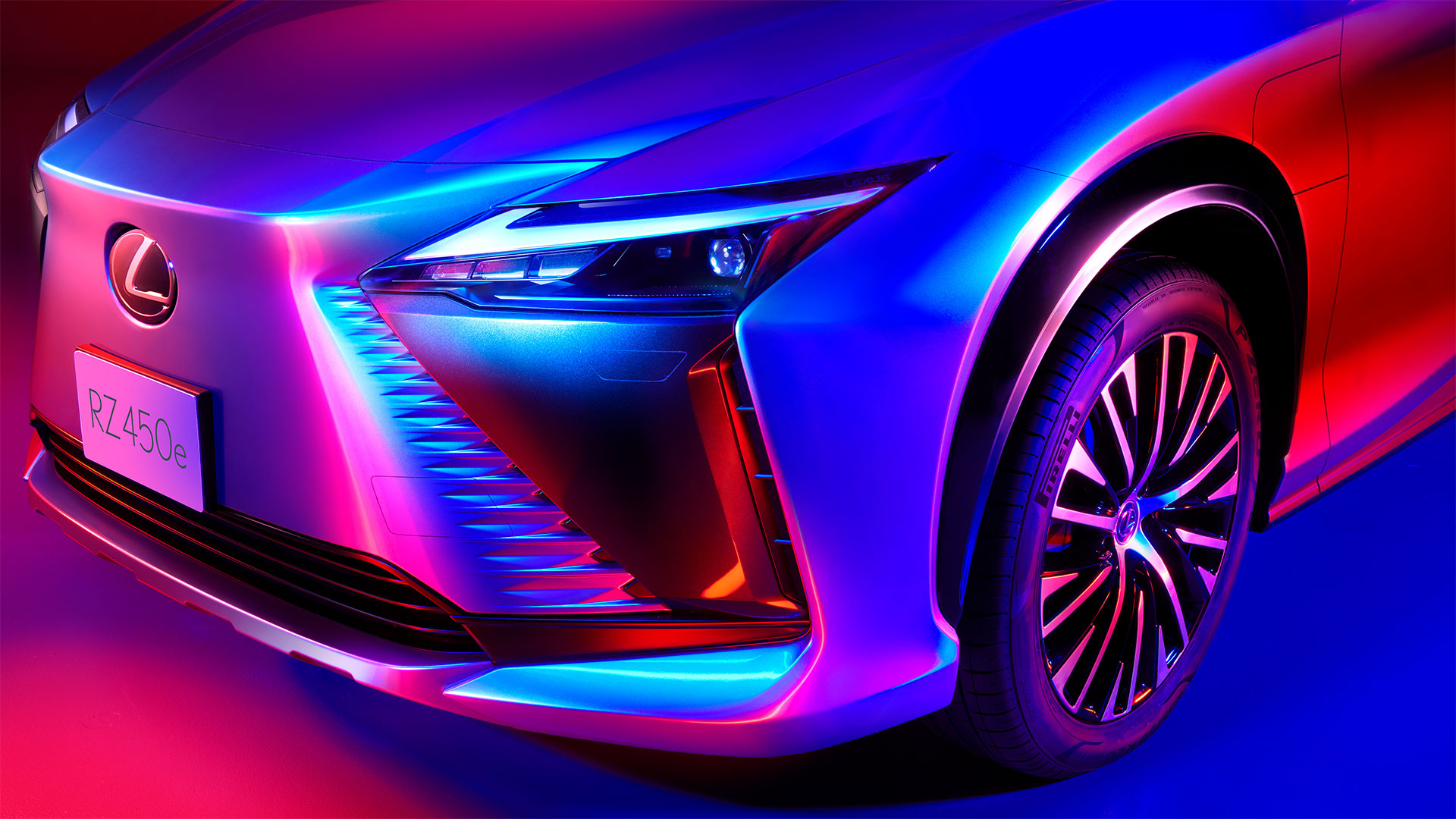 Lexus RZ pre-production model